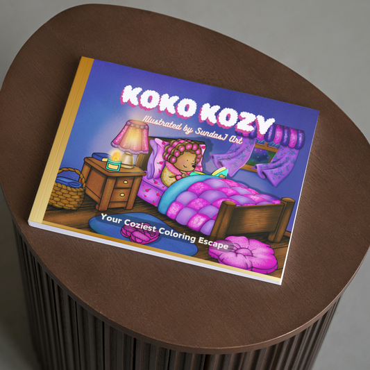 Koko Kozy Coloring Book (Physical Book)